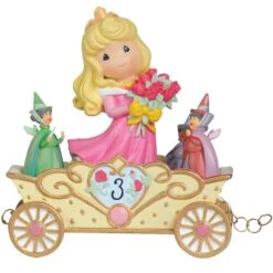 Precious Moments Disney® 4.25" Age 3 A Beauty You'll Always & Forever Be Birthday Parade Figurine