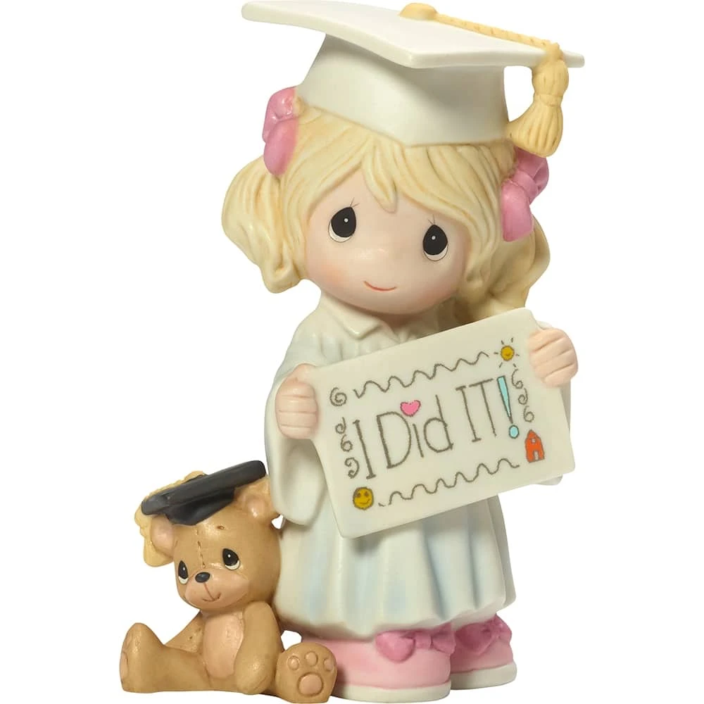 5" I Did It Graduation Girl Porcelain Collectible Figurine 1 5" I Did It Graduation Girl Porcelain Collectible Figurine