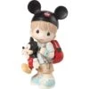 Precious Moments Disney® Dreamer Boy With Mickey Mouse Bisque Porcelain Figurine