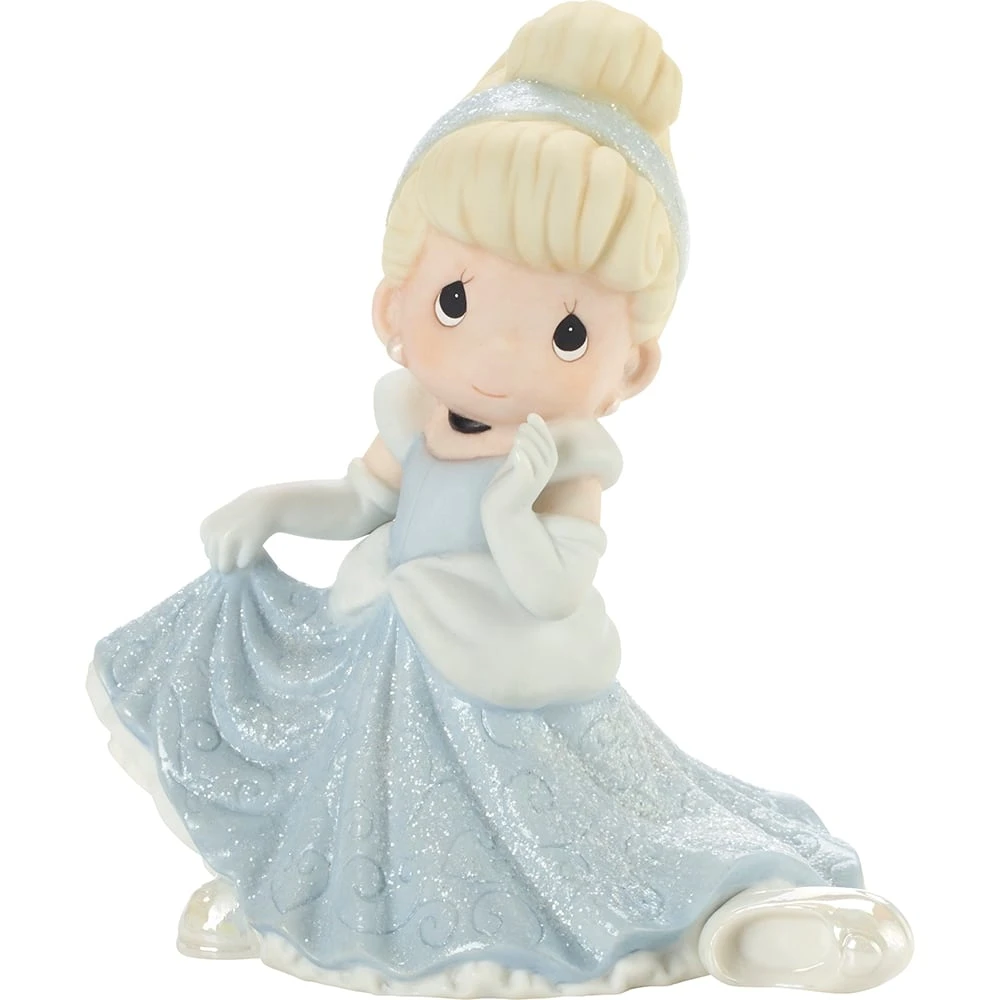 Precious Moments Disney Showcase Don't Let The Magic Slip Away Cinderella Bisque Porcelain Figurine 1 Precious Moments Disney Showcase Don't Let The Magic Slip Away Cinderella Bisque Porcelain Figurine