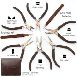 The Beadsmith® Fashion Color Plier Set & Clutch -Handmade Supplies Store D579394S 5