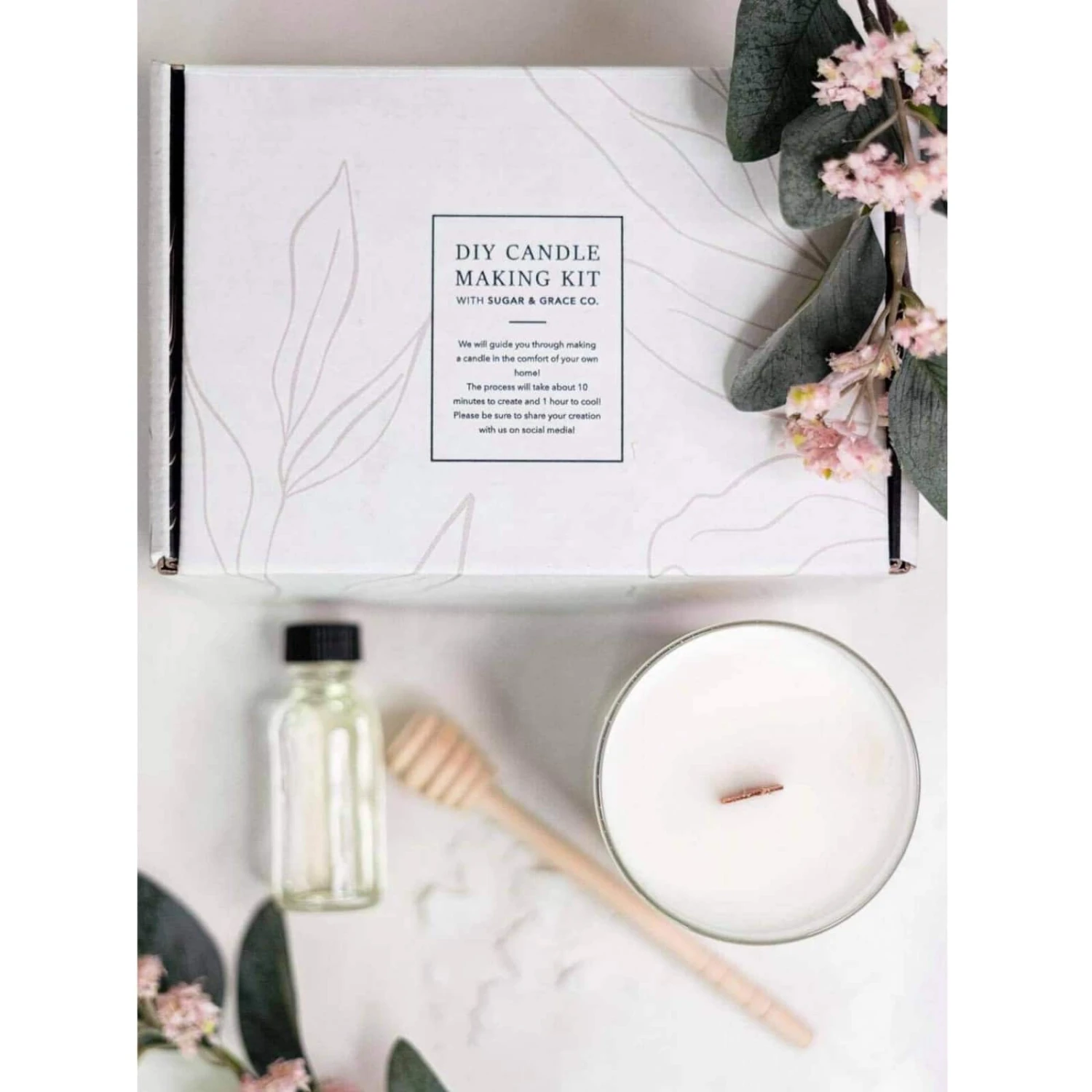 Sugar & Grace Co.™ Orchid Luxury DIY Candle Making Kit 1 Sugar & Grace Co.™ Orchid Luxury DIY Candle Making Kit