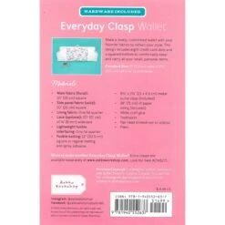 Zakka Workshop Everyday Clasp Wallet Kit -Handmade Supplies Store D621494S 3