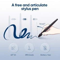 XPPen 10" X 6.25″ Deco 01 V2 Graphics Drawing Tablet -Handmade Supplies Store D717384S 5