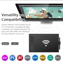 XPPen 10" X 6" Star 06 Wireless Graphics Drawing Tablet 12 XPPen 10" X 6" Star 06 Wireless Graphics Drawing Tablet -Handmade Supplies Store D717389S 6