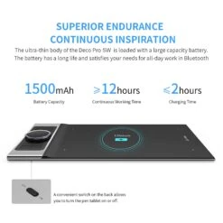 XPPen 9" X 5" Deco Pro SW Bluetooth Graphics Drawing Tablet -Handmade Supplies Store D717391S 5