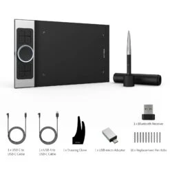 XPPen 9" X 5" Deco Pro SW Bluetooth Graphics Drawing Tablet -Handmade Supplies Store D717391S 7