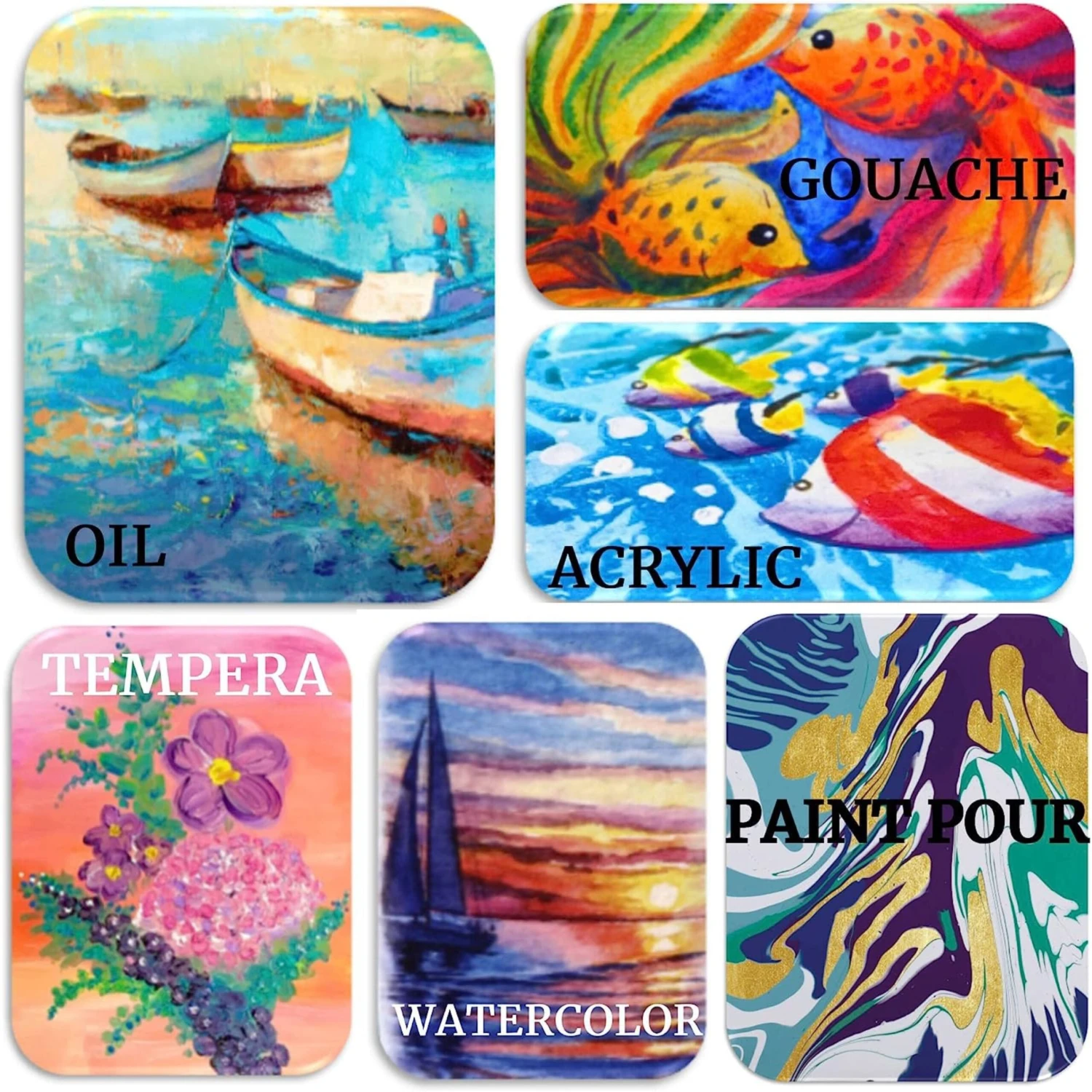 ArtSkills® 2 Pack 11" X 14" Stretched Painting Canvas 4 ArtSkills® 2 Pack 11" X 14" Stretched Painting Canvas - Image 4