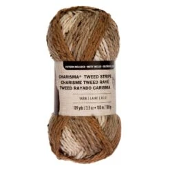15 Pack: Charisma™ Tweed Stripe Yarn By Loops & Threads®