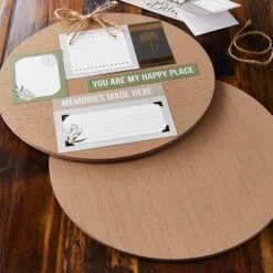 8 Packs: 2 Ct. (16 Total) 12" Circle Plaque By Make Market® -Handmade Supplies Store MP685528 20